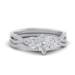 Load image into Gallery viewer, pear-shaped-twisted-floral-prong-diamond-wedding-set-in-white-gold-FD10257PE-NL-WG_0f0d570d-e37f-4871-ba15-c87a3dc598d0?v=1756360157

