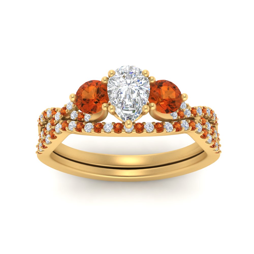 pear-shaped-twisted-floral-prong-orange-sapphire-wedding-set-in-yellow-gold-FD10257PEGSAOR-ANGLE5-NL-YG?v=1756360036
