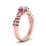 Load image into Gallery viewer, pear-shaped-twisted-floral-prong-pink-sapphire-wedding-set-in-rose-gold-FD10257PEGSADRPI-ANGLE2-NL-RG?v=1756360037
