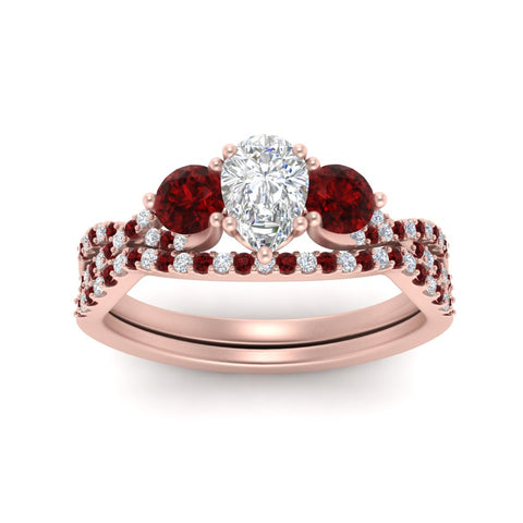 pear-shaped-twisted-floral-prong-ruby-wedding-set-in-rose-gold-FD10257PEGRUDR-ANGLE5-NL-RG?v=1756360037