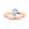 Load image into Gallery viewer, Twisted Shank Solitaire Engagement Ring