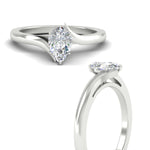 Load image into Gallery viewer, Twisted Shank Solitaire Engagement Ring
