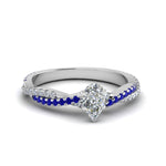 Load image into Gallery viewer, pear-shaped-twisted-vine-diamond-engagement-ring-for-women-with-blue-sapphire-in-14K-white-gold-FD8233PERGSABL-NL-WG.jpg
