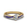 Load image into Gallery viewer, pear-shaped-twisted-vine-diamond-engagement-ring-for-women-with-blue-sapphire-in-14K-yellow-gold-FD8233PERGSABL-NL-YG.jpg
