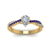 Load image into Gallery viewer, pear-shaped-twisted-vine-diamond-engagement-ring-for-women-with-blue-sapphire-in-14K-yellow-gold-FD8233PERGSABL-NL-YG.jpg