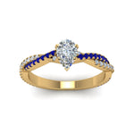 Load image into Gallery viewer, pear-shaped-twisted-vine-diamond-engagement-ring-for-women-with-blue-sapphire-in-14K-yellow-gold-FD8233PERGSABL-NL-YG.jpg
