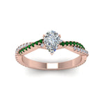 Load image into Gallery viewer, pear-shaped-twisted-vine-diamond-engagement-ring-for-women-with-emerald-in-14K-rose-gold-FD8233PERGEMGR-NL-RG.jpg
