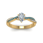 Load image into Gallery viewer, pear-shaped-twisted-vine-diamond-engagement-ring-for-women-with-ice-blue-topaz-in-14K-yellow-gold-FD8233PERGICBLTO-NL-YG.jpg
