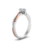 Load image into Gallery viewer, pear-shaped-twisted-vine-diamond-engagement-ring-for-women-with-orange-sapphire-in-14K-white-gold-FD8233PERGSAOR-NL-WG.jpg
