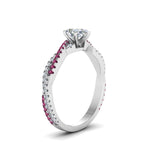 Load image into Gallery viewer, pear-shaped-twisted-vine-diamond-engagement-ring-for-women-with-pink-sapphire-in-14K-white-gold-FD8233PERGSADRPI-NL-WG.jpg
