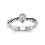 Load image into Gallery viewer, pear-shaped-twisted-vine-diamond-engagement-ring-for-women-with-pink-sapphire-in-14K-white-gold-FD8233PERGSADRPI-NL-WG.jpg
