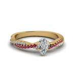 Load image into Gallery viewer, pear-shaped-twisted-vine-diamond-engagement-ring-for-women-with-pink-sapphire-in-14K-yellow-gold-FD8233PERGSADRPI-NL-YG.jpg
