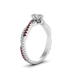 Load image into Gallery viewer, pear-shaped-twisted-vine-diamond-engagement-ring-for-women-with-ruby-in-14K-white-gold-FD8233PERGRUDR-NL-WG.jpg
