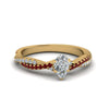 Load image into Gallery viewer, pear-shaped-twisted-vine-diamond-engagement-ring-for-women-with-ruby-in-14K-yellow-gold-FD8233PERGRUDR-NL-YG.jpg