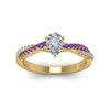 Load image into Gallery viewer, pear-shaped-twisted-vine-diamond-engagement-ring-for-women-with-violac-topaz-in-14K-yellow-gold-FD8233PERGVITO-NL-YG.jpg