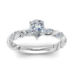 Load image into Gallery viewer, pear-shaped-twisted-vine-engagement-ring-in-white-gold-FD9127PERANGLE5-NL-WG
