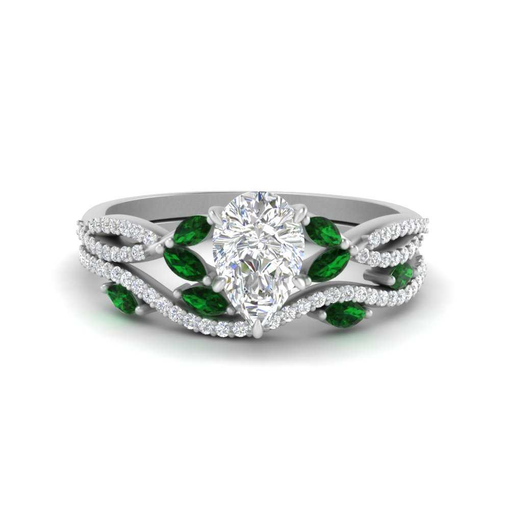 pear-shaped-twisted-vine-luxury-emerald-bridal-ring-set-in-white-gold-FDENR3211PEGEMGRANGLE3-NL-WG