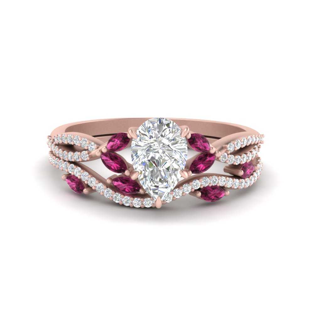 pear-shaped-twisted-vine-luxury-pink-sapphire-bridal-ring-set-in-rose-gold-FDENR3211PEGSADRPIANGLE3-NL-RG