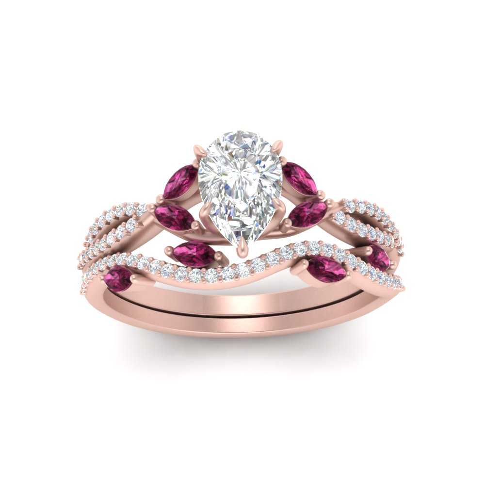 pear-shaped-twisted-vine-luxury-pink-sapphire-bridal-ring-set-in-rose-gold-FDENR3211PEGSADRPIANGLE3-NL-RG