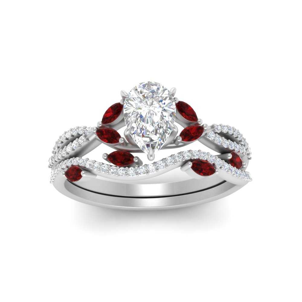 pear-shaped-twisted-vine-luxury-ruby-bridal-ring-set-in-white-gold-FDENR3211PEGRUDRANGLE3-NL-WG