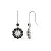 Load image into Gallery viewer, pendulum-diamond-drop-earring-with-black-diamond-in-white-gold-fdear1128gblackangle3-nl-wg