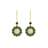 Load image into Gallery viewer, pendulum-diamond-drop-earring-with-emerald-in-yellow-gold-fdear1128gemgrangle2-nl-yg