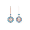 Load image into Gallery viewer, pendulum-diamond-drop-earring-with-ice-blue-topaz-in-rose-gold-fdear1128gicbltoangle2-nl-rg