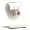 Load image into Gallery viewer, pendulum-diamond-drop-earring-with-pink-sapphire-in-white-gold-fdear1128gsadrpistand-nl-wg
