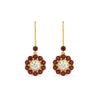 Load image into Gallery viewer, pendulum-diamond-drop-earring-with-ruby-in-yellow-gold-fdear1128grudrangle2-nl-yg