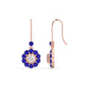 Load image into Gallery viewer, pendulum-diamond-drop-earring-with-sapphire-in-rose-gold-fdear1128gsablangle3-nl-rg