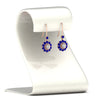 Load image into Gallery viewer, pendulum-diamond-drop-earring-with-sapphire-in-rose-gold-fdear1128gsablstand-nl-rg