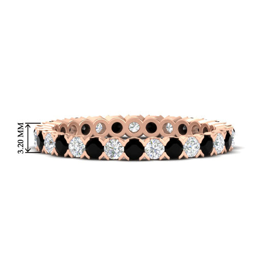 perfect-bezel-set-0.90-carat-round-diamond-and-black-diamond-eternity-wedding-band-in-rose-gold-FD8072ROBGBLACK-0.90CT-NL-RG-HW?v=1751956591