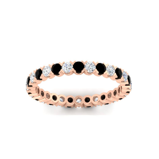 perfect-bezel-set-0.90-carat-round-diamond-and-black-diamond-eternity-wedding-band-in-rose-gold-FD8072ROBGBLACKANGLE5-0.90CT-NL-RG?v=1751956591