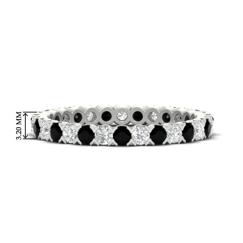 perfect-bezel-set-0.90-carat-round-diamond-and-black-diamond-eternity-wedding-band-in-white-gold-FD8072ROBGBLACK-0.90CT-NL-WG-HW?v=1751956594