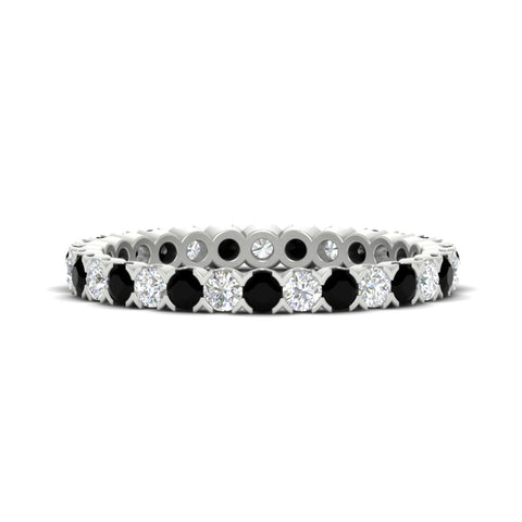 perfect-bezel-set-0.90-carat-round-diamond-and-black-diamond-eternity-wedding-band-in-white-gold-FD8072ROBGBLACK-0.90CT-NL-WG?v=1751956594
