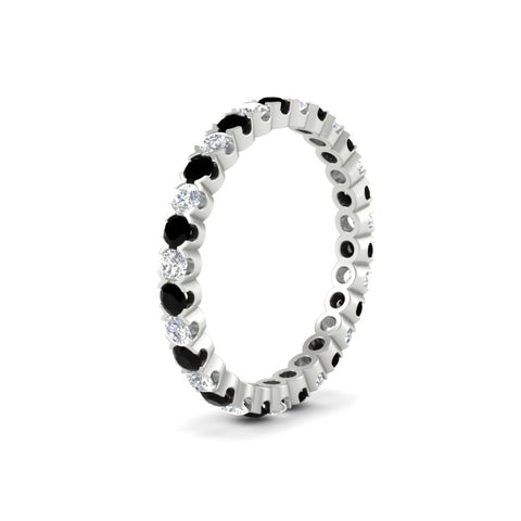 perfect-bezel-set-0.90-carat-round-diamond-and-black-diamond-eternity-wedding-band-in-white-gold-FD8072ROBGBLACKANGLE2-0.90CT-NL-WG?v=1751956594