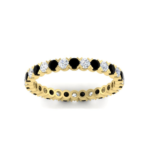 perfect-bezel-set-0.90-carat-round-diamond-and-black-diamond-eternity-wedding-band-in-yellow-gold-FD8072ROBGBLACKANGLE5-0.90CT-NL-YG?v=1751956597