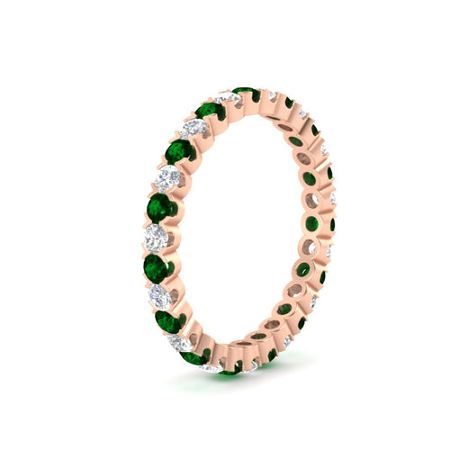 perfect-bezel-set-0.90-carat-round-diamond-and-emerald-eternity-wedding-band-in-rose-gold-FD8072ROBGEMGRANGLE2-0.90CT-NL-RG?v=1751956591
