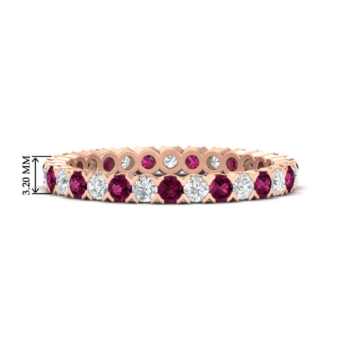 perfect-bezel-set-0.90-carat-round-diamond-and-pink-sapphire-eternity-wedding-band-in-rose-gold-FD8072ROBGSADRPI-0.90CT-NL-RG-HW?v=1751956590