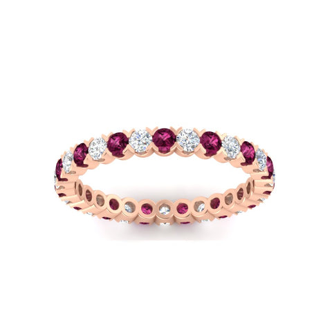 perfect-bezel-set-0.90-carat-round-diamond-and-pink-sapphire-eternity-wedding-band-in-rose-gold-FD8072ROBGSADRPIANGLE5-0.90CT-NL-RG?v=1751956590