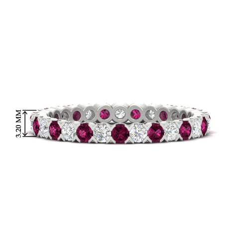 perfect-bezel-set-0.90-carat-round-diamond-and-pink-sapphire-eternity-wedding-band-in-white-gold-FD8072ROBGSADRPI-0.90CT-NL-WG-HW?v=1751956593