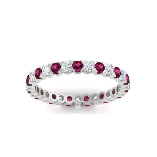 perfect-bezel-set-0.90-carat-round-diamond-and-pink-sapphire-eternity-wedding-band-in-white-gold-FD8072ROBGSADRPIANGLE5-0.90CT-NL-WG?v=1751956593