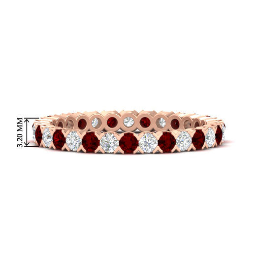 perfect-bezel-set-0.90-carat-round-diamond-and-ruby-eternity-wedding-band-in-rose-gold-FD8072ROBGRUDR-0.90CT-NL-RG-HW?v=1751956591