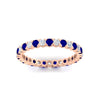 Load image into Gallery viewer, perfect-bezel-set-0.90-carat-round-diamond-and-sapphire-eternity-wedding-band-in-rose-gold-FD8072ROBGSABLANGLE5-0.90CT-NL-RG?v=1751956590
