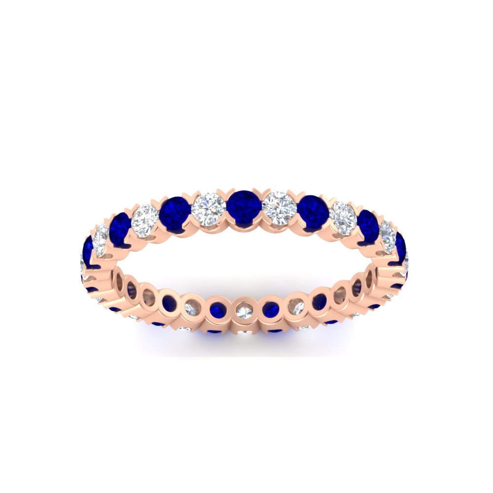 Perfect Bezel Set 0.90 Carat Round Eternity Band