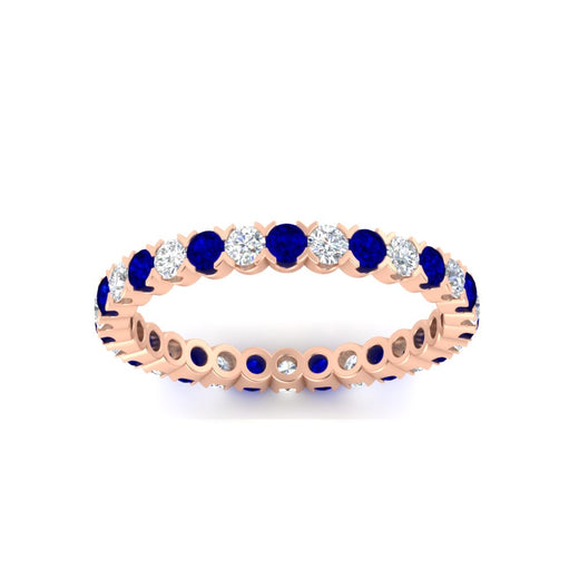 perfect-bezel-set-0.90-carat-round-diamond-and-sapphire-eternity-wedding-band-in-rose-gold-FD8072ROBGSABLANGLE5-0.90CT-NL-RG?v=1751956590