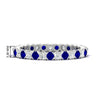 Load image into Gallery viewer, perfect-bezel-set-0.90-carat-round-diamond-and-sapphire-eternity-wedding-band-in-white-gold-FD8072ROBGSABL-0.90CT-NL-WG-HW?v=1751956592