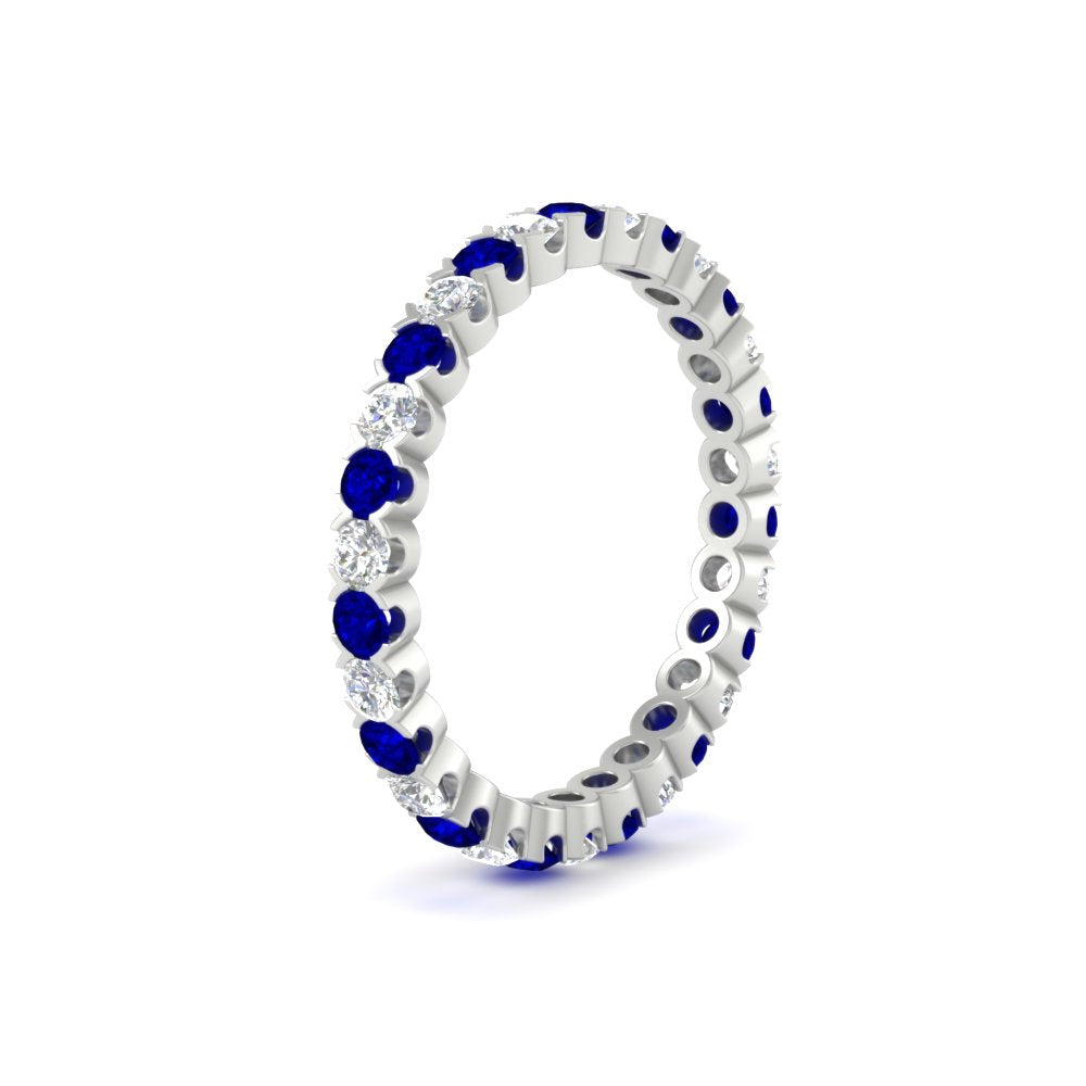 Perfect Bezel Set 0.90 Carat Round Eternity Band