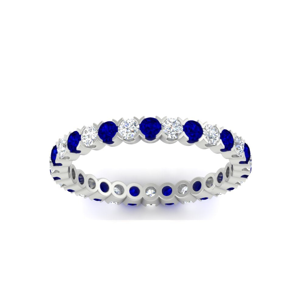 Perfect Bezel Set 0.90 Carat Round Eternity Band