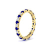 Load image into Gallery viewer, perfect-bezel-set-0.90-carat-round-diamond-and-sapphire-eternity-wedding-band-in-yellow-gold-FD8072ROBGSABLANGLE2-0.90CT-NL-YG?v=1751956595